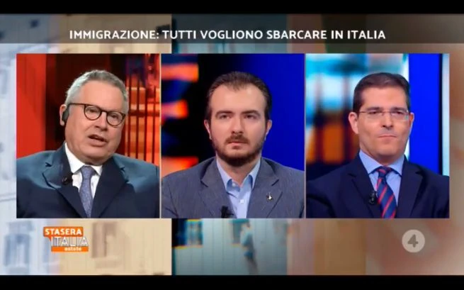 Stasera Italia, Paolo Liguori sbrocca con Molinari: "Tengo la testa di tuoi figlio sott'acqua, così..."