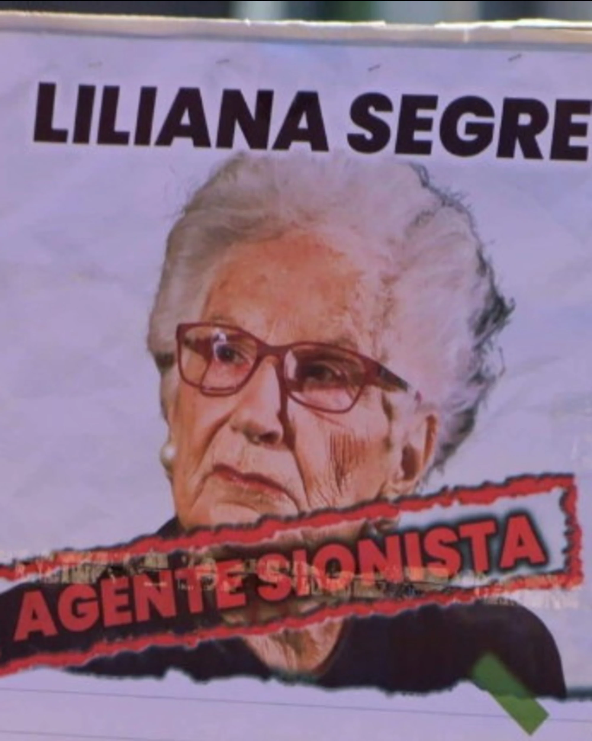 25 aprile, cartello-choc contro Segre: "Liliana agente sionista"