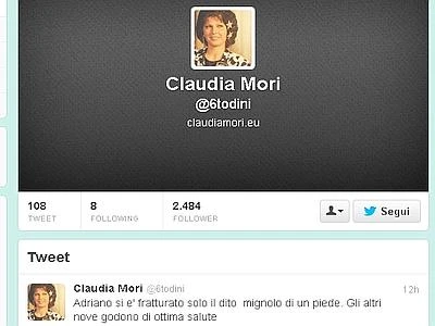 ''Adriano si è solo fratturato il mignolo'', Claudia Mori rassicura i fan