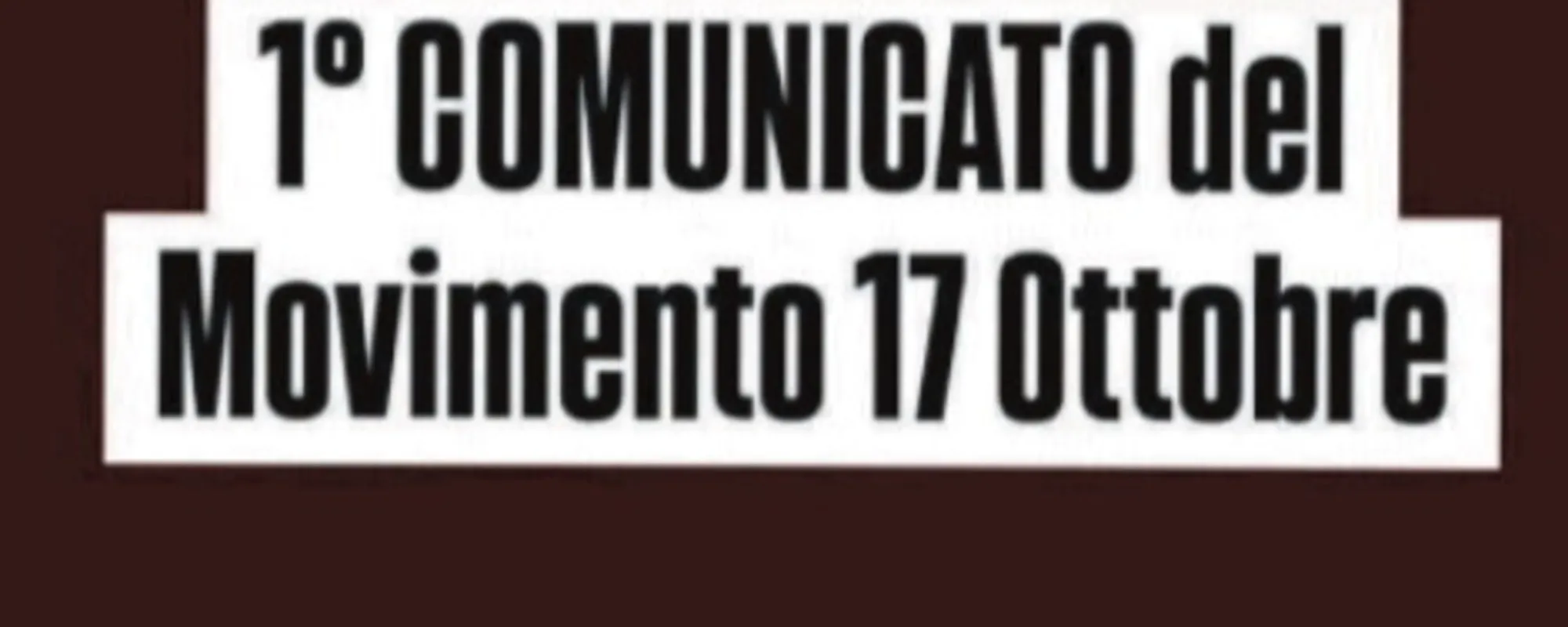 Leggi l'articolo: Chi c'è davvero dietro il "Movimento 17 ottobre": cosa spunta nelle chat
