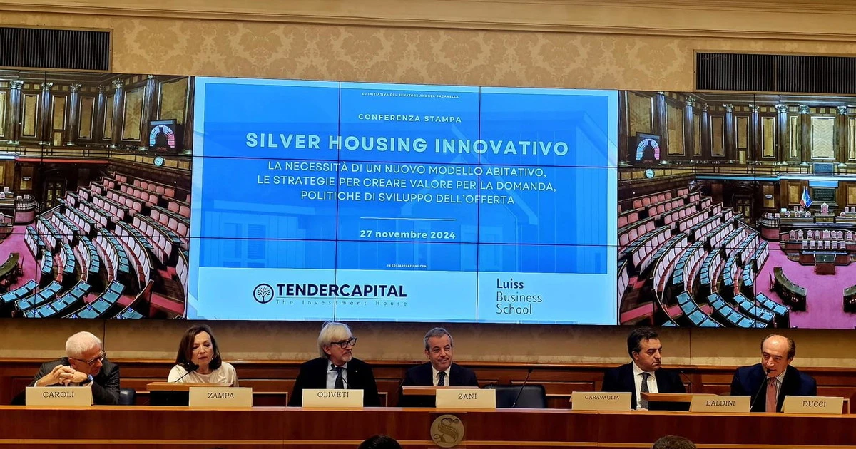 Tendercapital-Luiss, presentata al Senato la ricerca sulle innovazioni in silver housing: nuove soluzioni abitative per anziani 