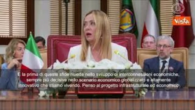 Meloni: Italia pronta a ospitare un vertice Consiglio di cooperazione del Golfo-Mediterraneo