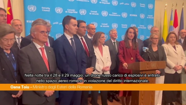 Drone russo in Romania, Toiu porta la questione al Consiglio Onu “Inaccettabile"