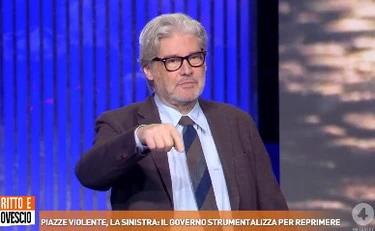 Dritto e rovescio, Del Debbio spiana Pd e Avs: "Se fossi stato un uomo di sinistra..."