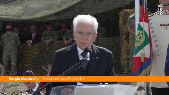 Mattarella "La difesa deve fondarsi su strumenti militari avanzati"