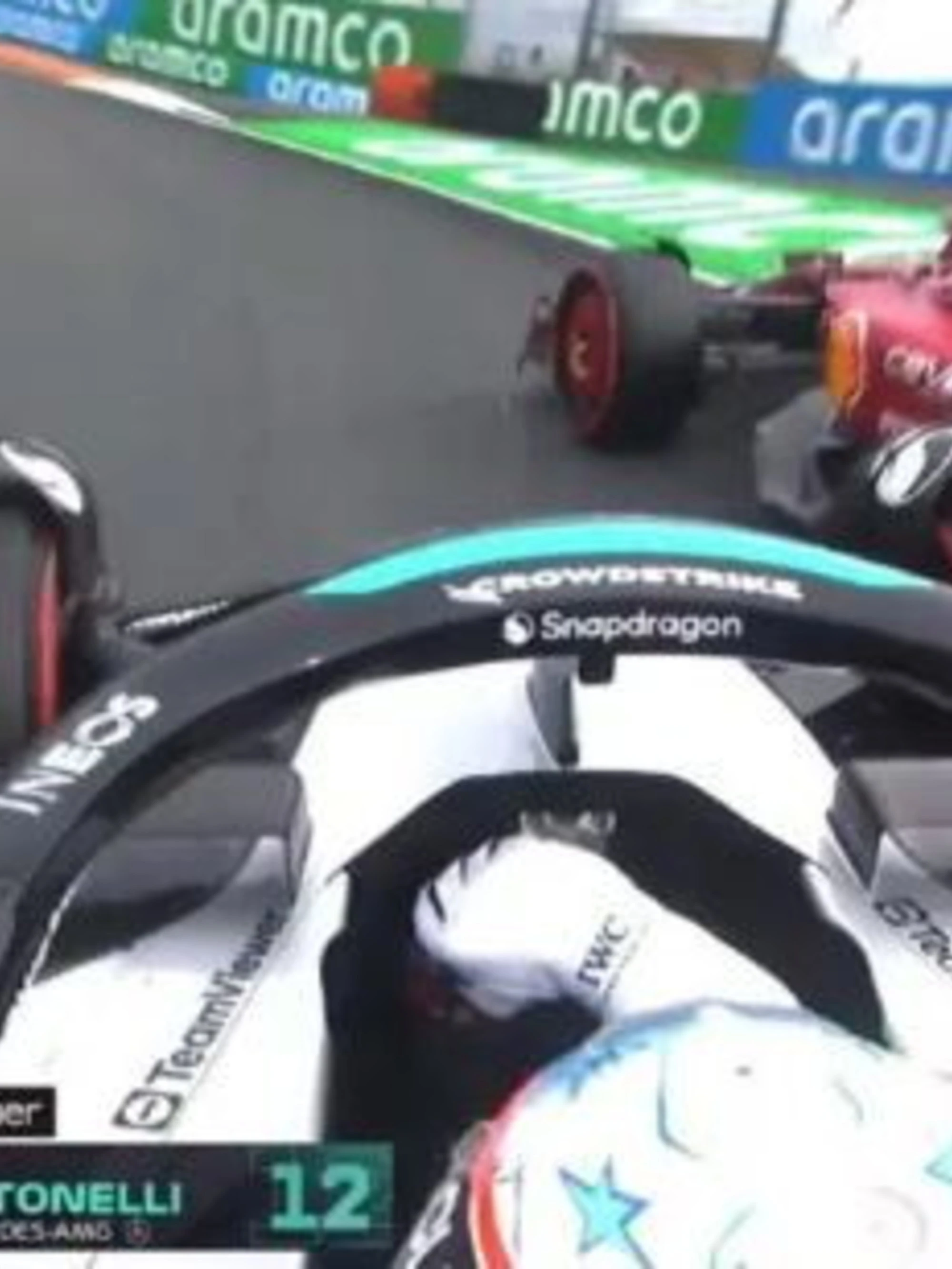 Ferrari, clamoroso dopo il botto Leclerc-Antonelli: "Un gesto di classe"