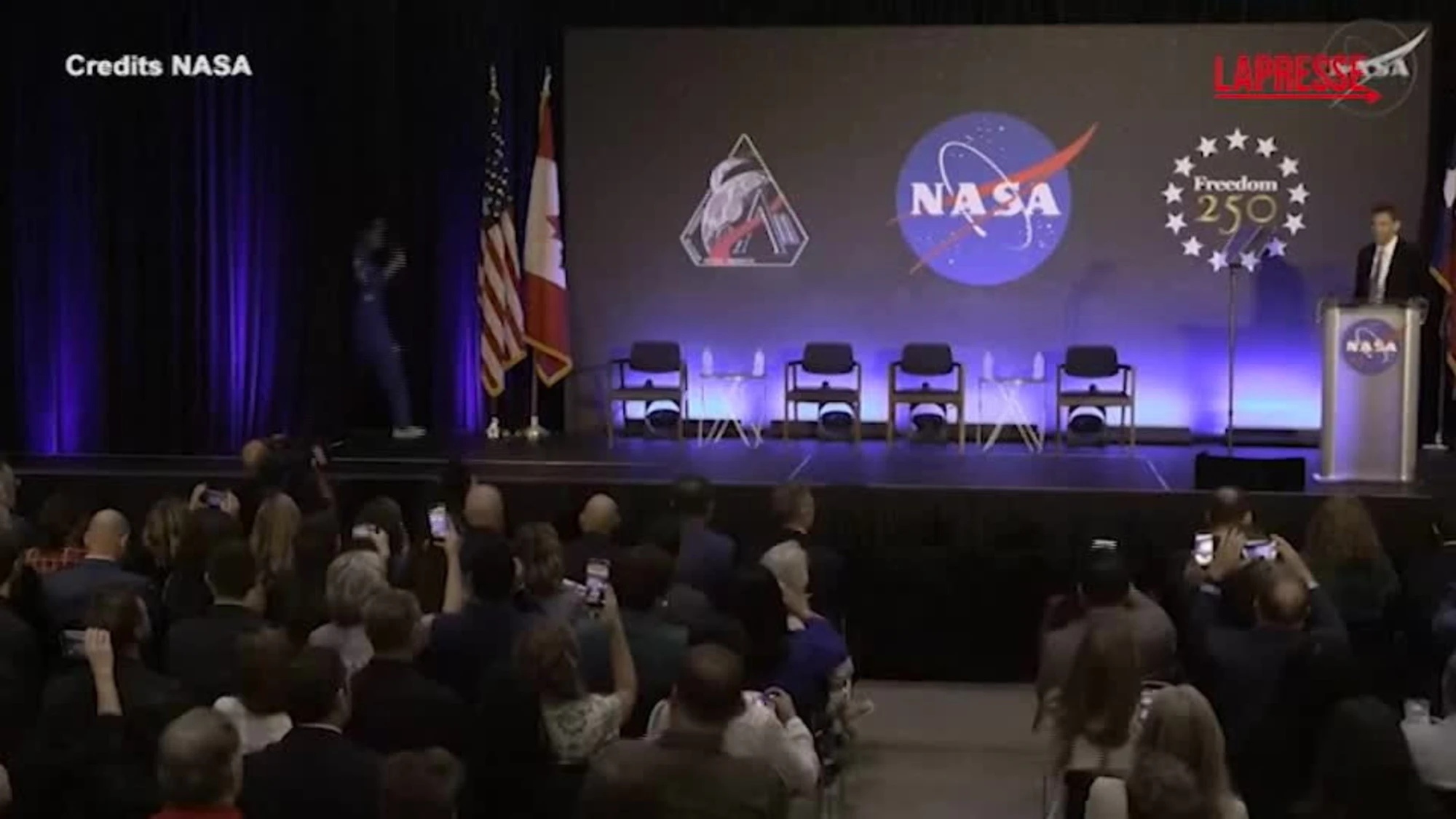 Artemis II, la trionfale accoglienza degli astronauti