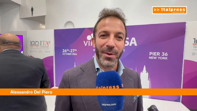Vinitaly.Usa a New York, Del Piero "Preferisco il vino italiano"