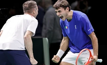 Italija se v Davisovem pokalu pomerila z Belgijo za uvrstitev v finale