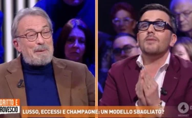 Dritto e Rovescio, Gio Urso umilia Cremaschi: "Forse quando era piccolino..."