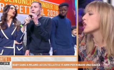 Dritto e Rovescio, "Vuoi il giaccone figo?": maranza spianato dalla Sardone