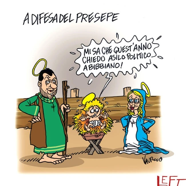 Giorgia Meloni contro Vauro per la vignetta su Gesù e Bibbiano: "Ripugnante, fai schifo"