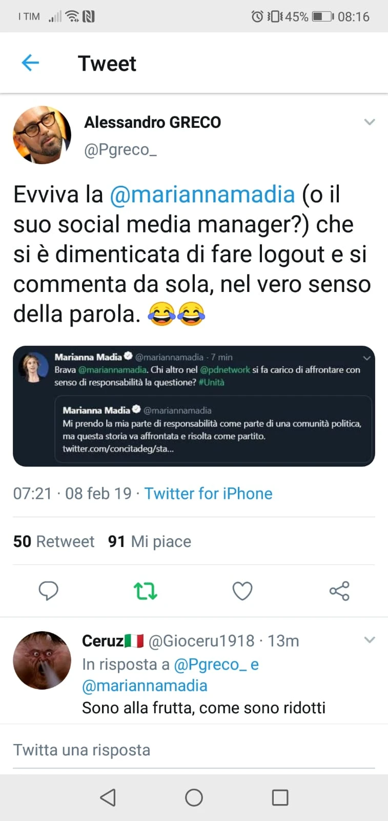 Marianna Madia si fa i complimenti da sola e si fa beccare: figuraccia epocale, suicidio Pd