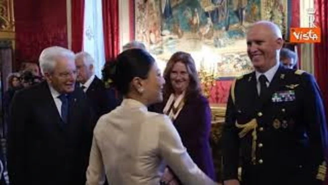 Mattarella conferisce l'Onorificenza di Cavaliere di Gran Croce a Principessa di Thailandia