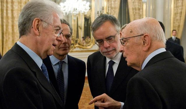 Napolitano bacchetta MontiBasta mazzate agli italiani
