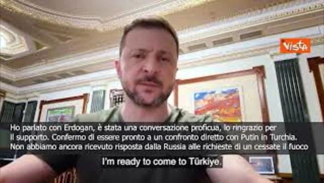 Zelensky: Strano silenzio di Mosca sull'incontro diretto a Istanbul