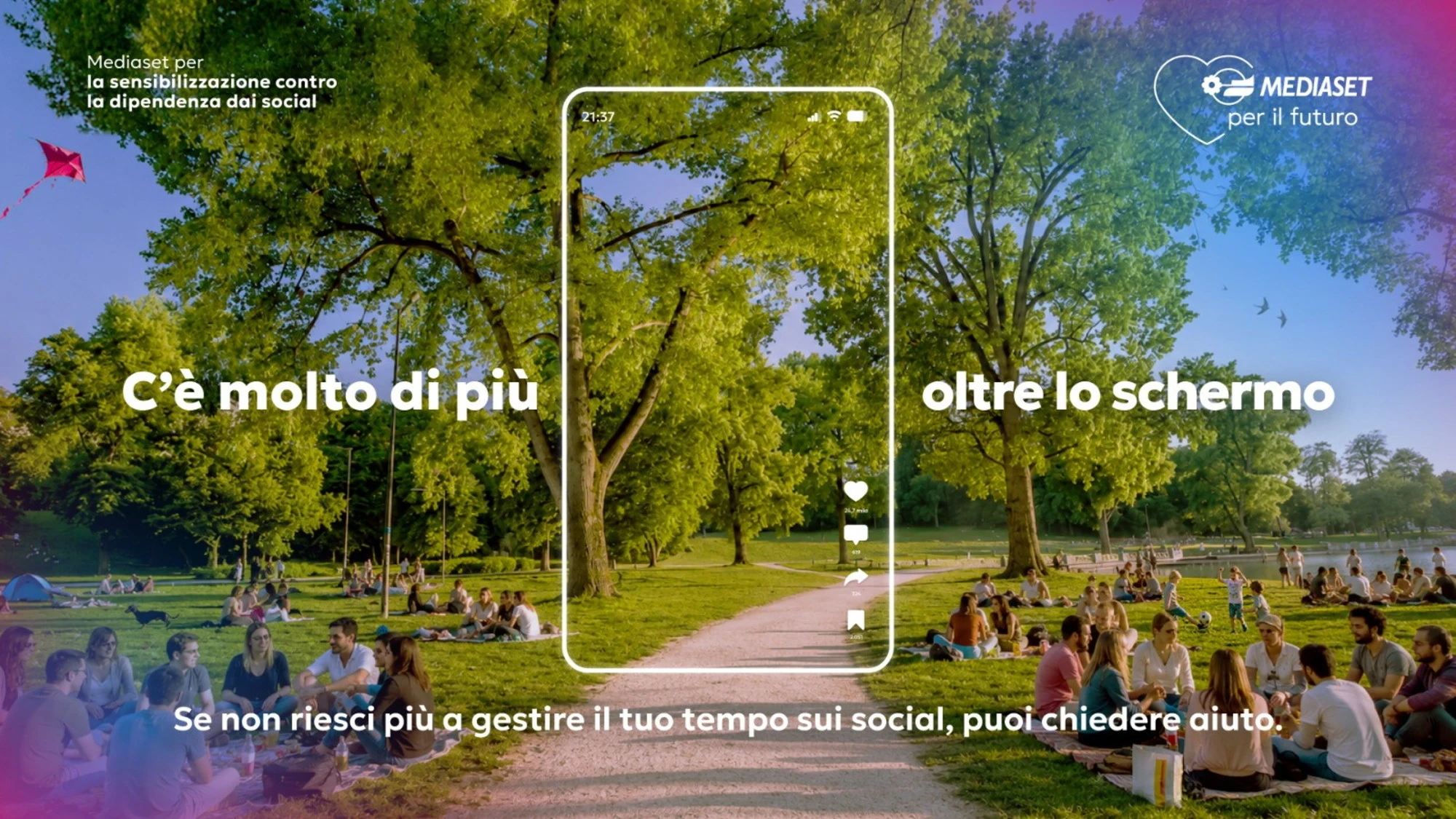  MEDIASET PER IL FUTURO:  LA CAMPAGNA PER PROMUOVERE UN UTILIZZO CONSAPEVOLE  DEI SOCIAL MEDIA