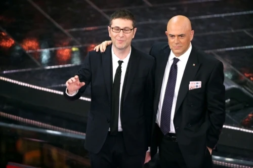 Fabio Fazio e Maurizio Crozza 