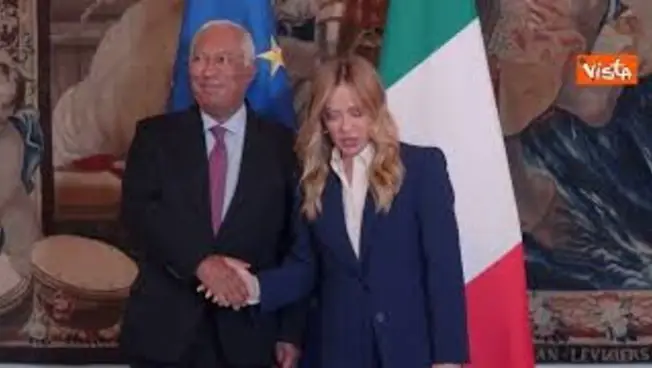 Leggi l'articolo: Meloni riceve il Presidente del Consiglio europeo Antonio Costa a Palazzo Chigi