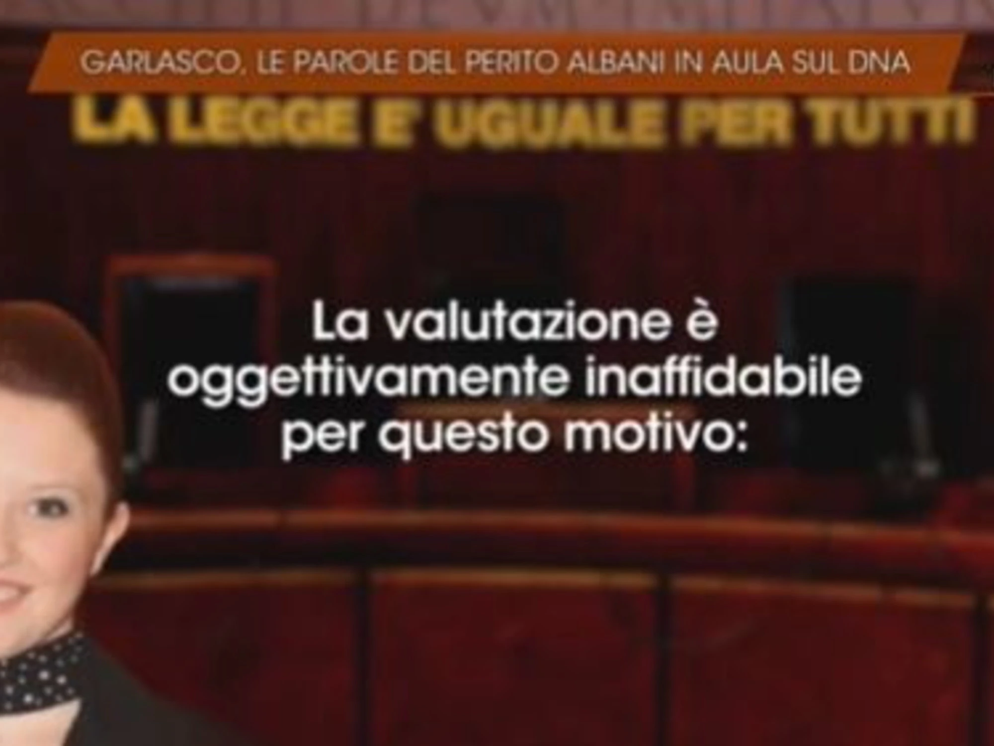 Garlasco, le clamorose parole della Albani: "Valutazione inaffidabile"