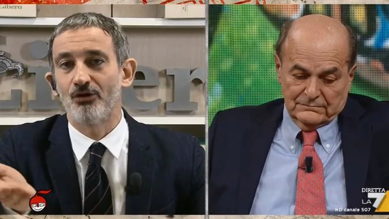 Pietro Senaldi a DiMartedì: "Qual è il problema del governo e delle sardine". Bersani a testa bassa
