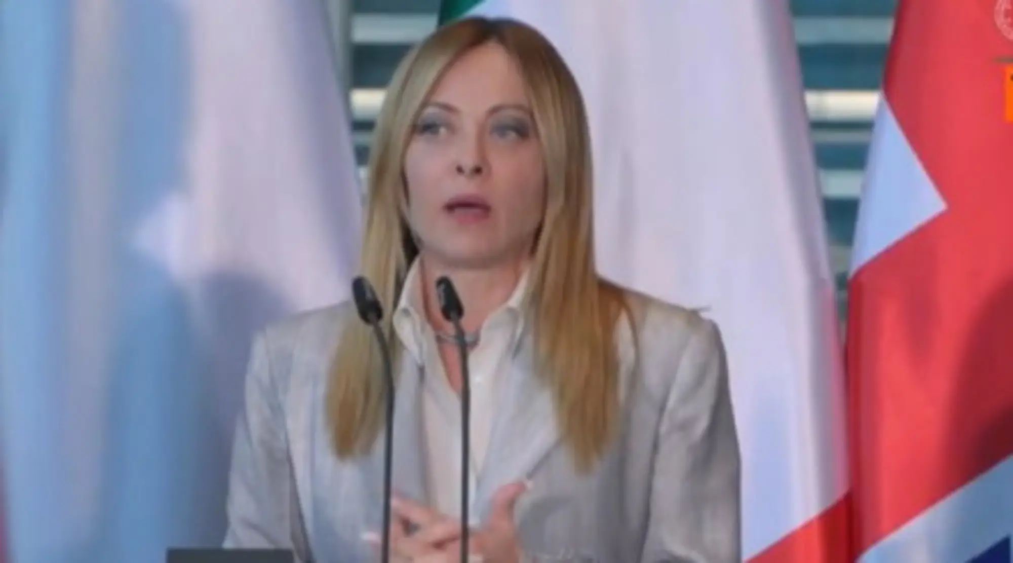 Giorgia Meloni al vertice E5: "L'Europa si assuma le proprie responsabilità"