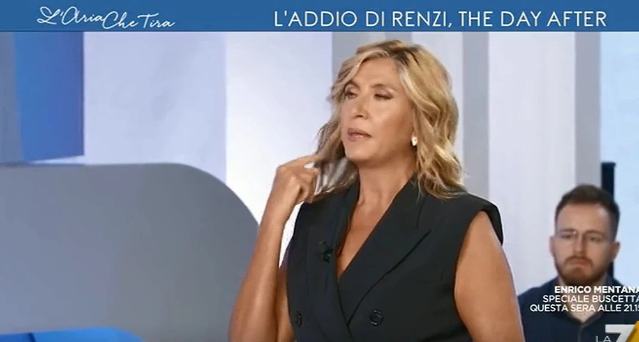L'Aria che tira, la rivelazione di Myrta Merlino: "Ho parlato con molti renziani". Bomba in diretta / Video