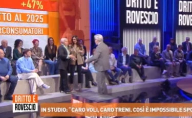 Dritto e rovescio, Tania piange in diretta: "Grazie a voi". E Del Debbio crolla
