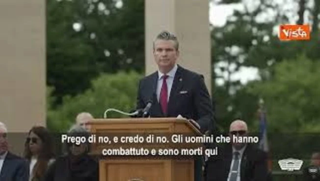82 anno sbarco Normandia, Segretario Usa Hegesth: Europa ris
