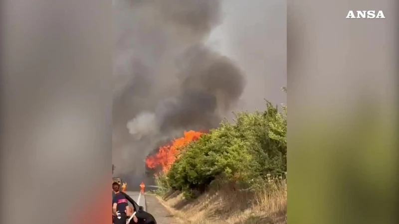 Incendio tra Nuorese e Oristanese, in fumo circa 500 ettari