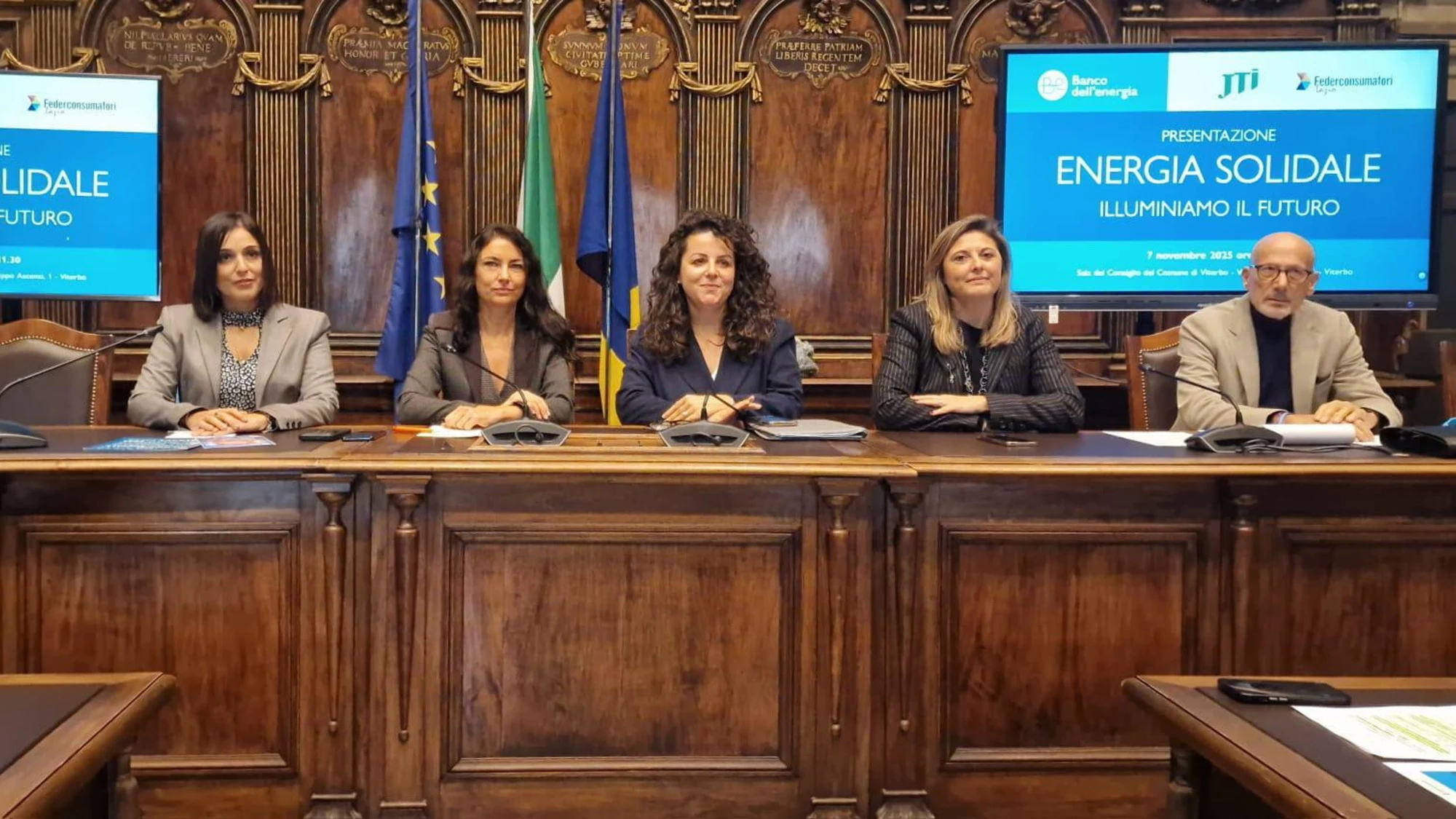 Banco dell’energia, JTI Italia e Federconsumatori Lazio insieme per il progetto “Energia solidale: illuminiamo il futuro” a Viterbo