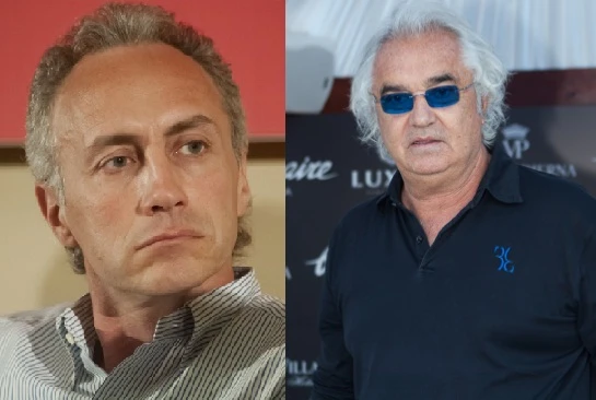 Marco Travaglio e Flavio Briatore
