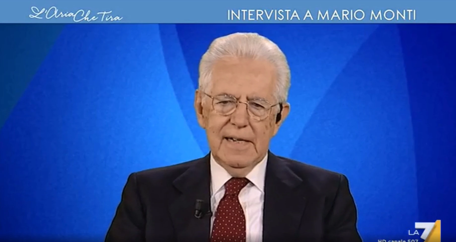 Mario Monti a L'aria che tira replica a Matteo Salvini: "La gente mi chiedeva quando lo avremmo cacciato"