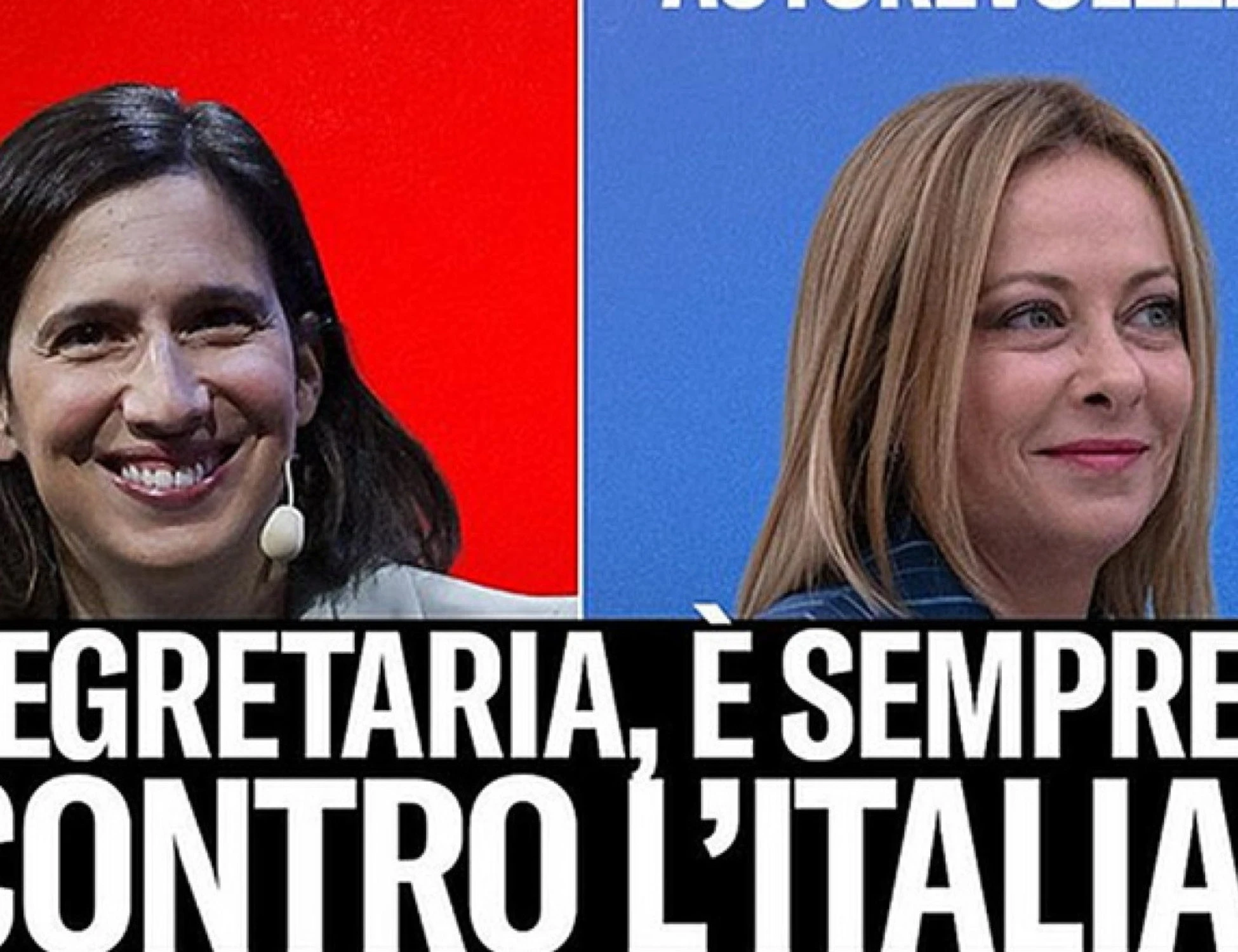 Leggi l'articolo: &quot;Questa le supera tutte&quot;: sparata-Schlein, insorge FdI
