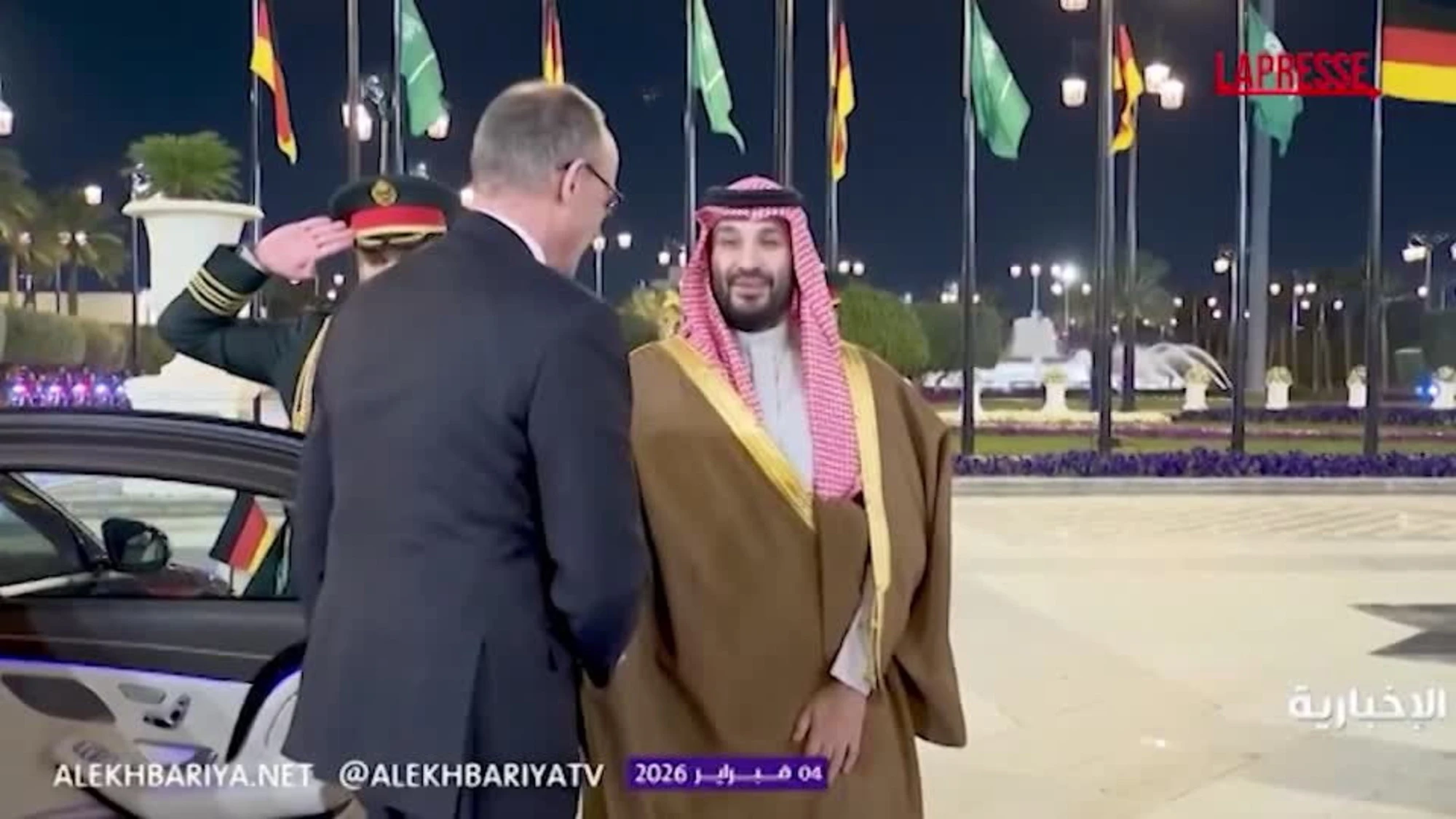 Merz in Arabia Saudita: al via il tour in Medio Oriente del cancelliere tedesco