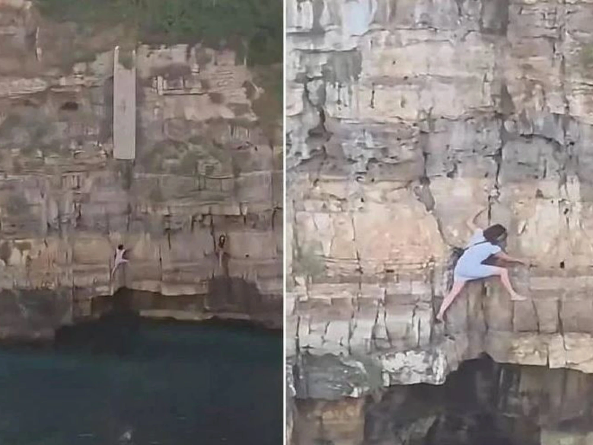 Polignano a mare, voleva scattare una foto: turista resta bloccata sulla scogliera