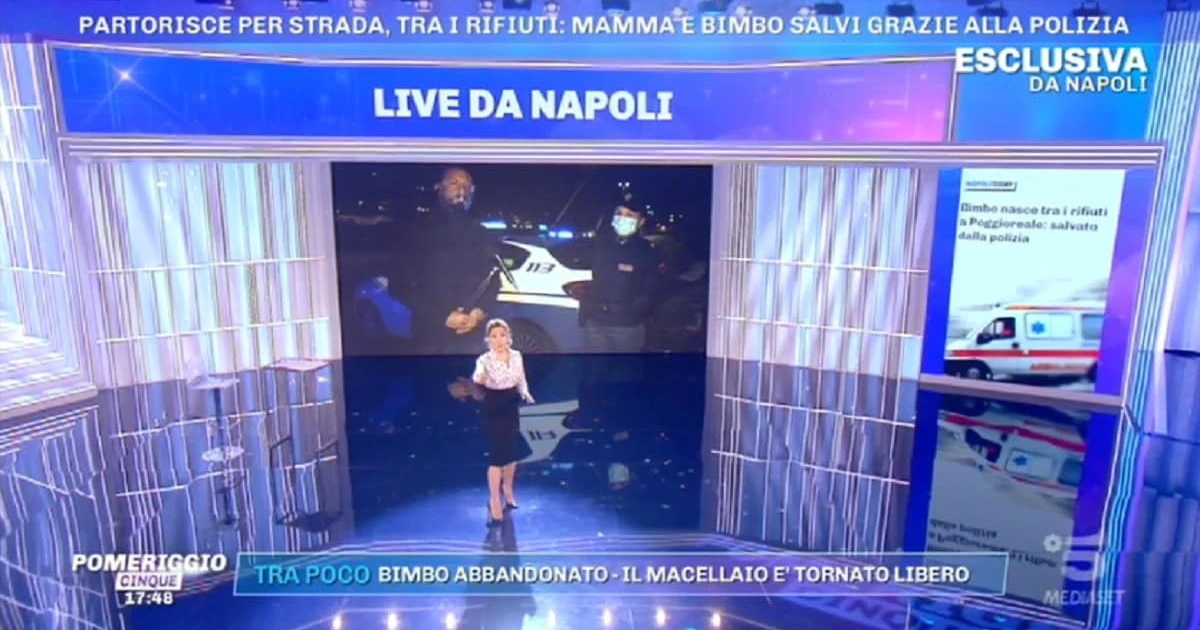 Pomeriggio 5, "scusate no!". Urlo in diretta di Barbara D'Urso, brusco stop al suo inviato: cosa appare sullo schermo