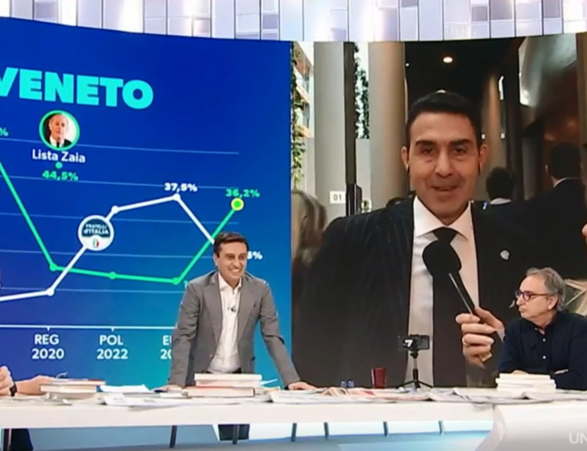 L'Aria che tira, Vannacci punzecchia Parenzo: "Non ha più il fiatone"