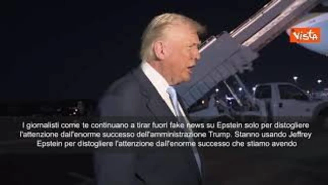 Trump: Giornali usano fake news su Epstein per distogliere attenzione da successi Governo SOTT