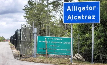 Italo-argentinski državljan v centru za pridržanje migrantov Alligator Alcatraz