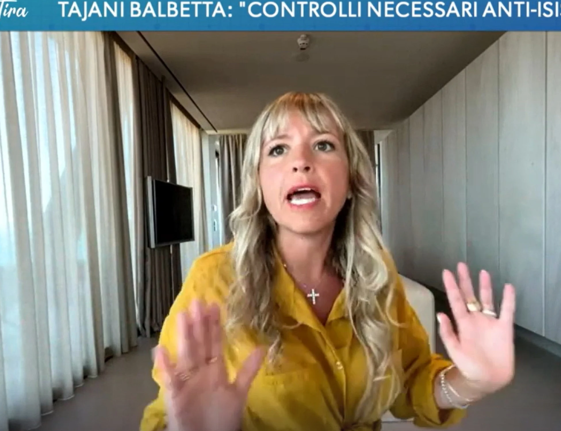 L'Aria Che Tira, Sardone umilia Scotto e Pd: "Accogliamoli tutti? Cosa faccio notare"