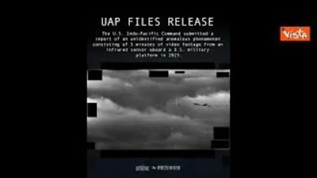 Leggi l'articolo: File sugli Ufo, la Casa Bianca rilascia il quarto pacchetto di documenti