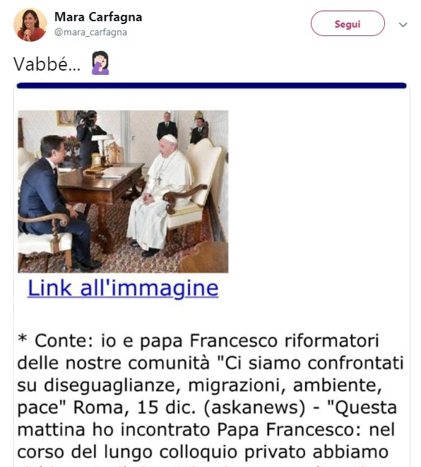 Mara Carfagna vede questa foto del premier Conte e diventa una furia: umiliato con una sola parola