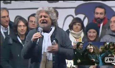 Grillo a Bersani: Io miliardario? Tu parassita