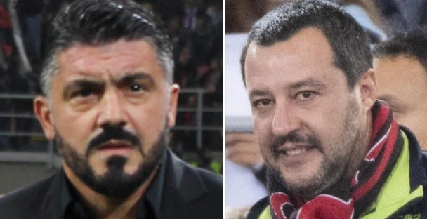 Roma-Milan, volano ancora stracci tra Salvini e Gattuso: "Due punti persi", "No comment"