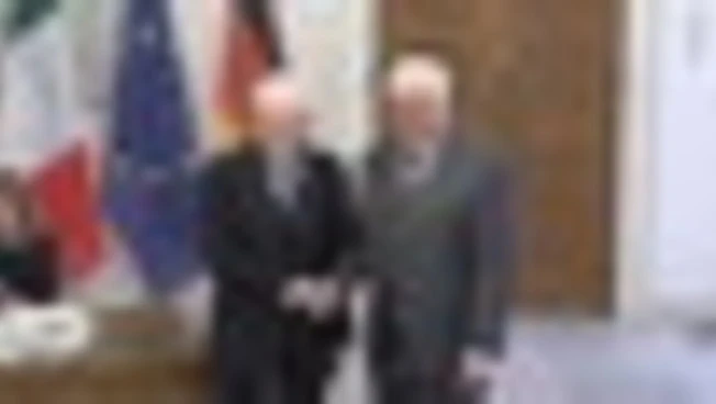 Mattarella a palazzo Bellevue incontra Steinmeier