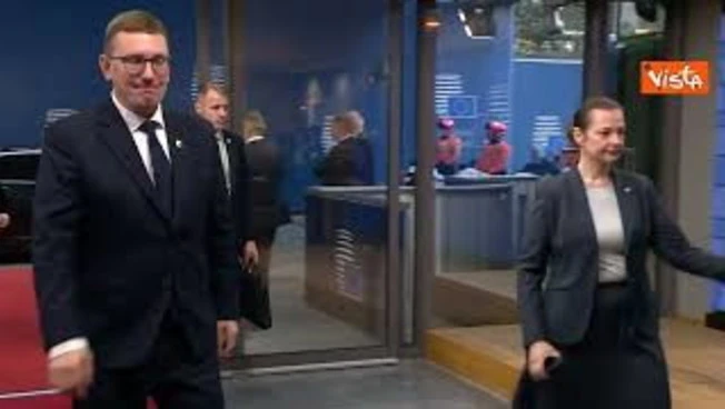 Consiglio Ue, i leader arrivano a Bruxelles. Tra gli altri, Merz, Magyar e Frederiksen