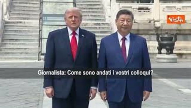 Trump a Pechino con Xi: La Cina e bellissima