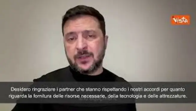 Leggi l'articolo: Guerra Ucraina, Zelensky: "Ringraziopartner che ci aiutano a difenderci, inclusa Italia"