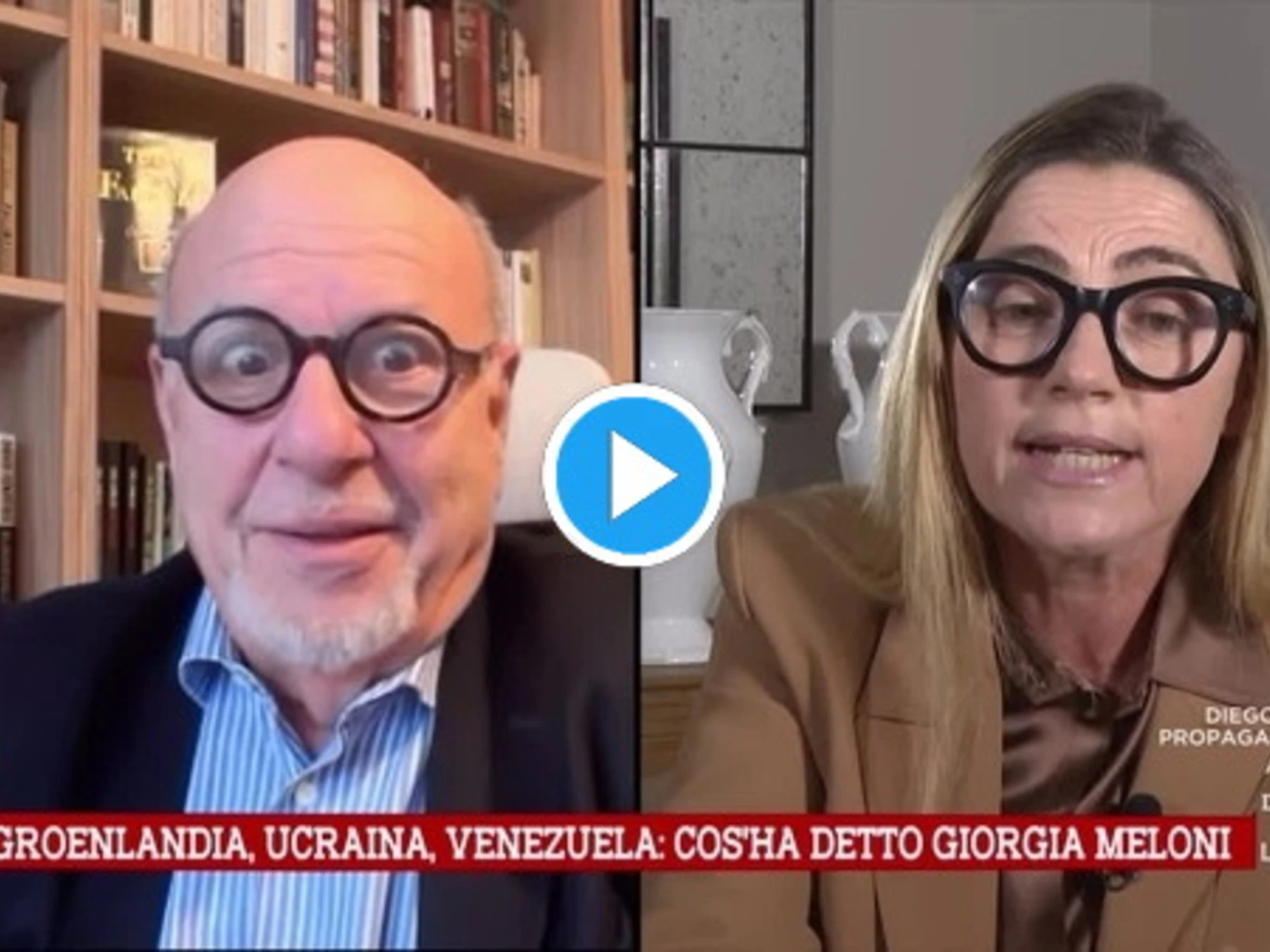 Friedman, regressione in tv: smorfiette e urletti